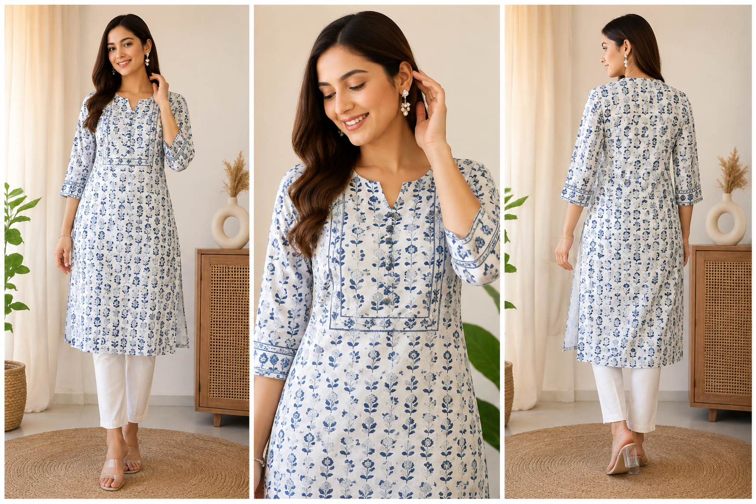 Elegant Cotton Kurti