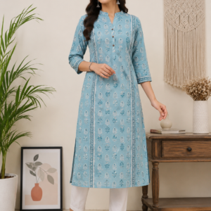 Designer Straight Fit Kurti