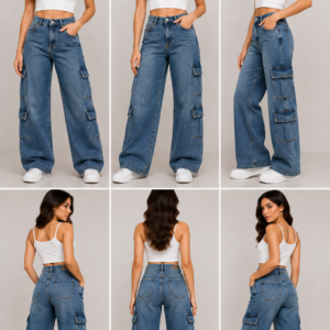 Cargo Pocket Jeans