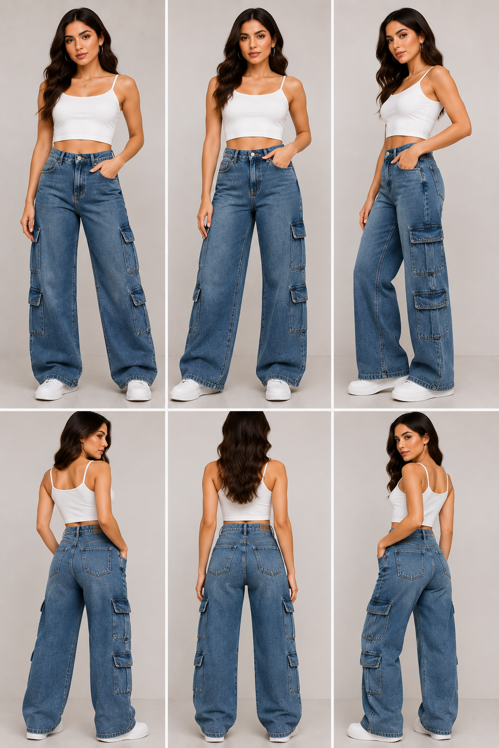 Cargo Pocket Jeans