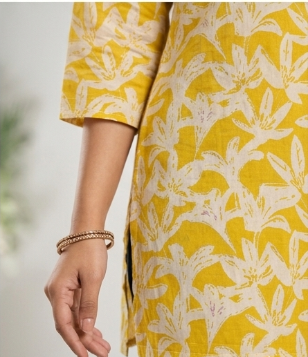 Jaipuri Cotton Short Kurti